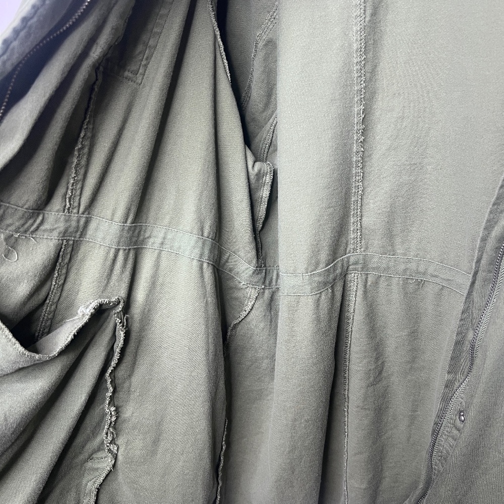 Torrid Utility Jacket, Olive Green Zip up - Picture 16 of 16